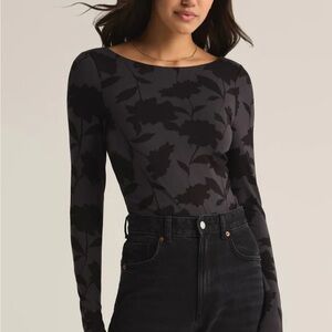 Z Supply Baela Shadow Floral
Bodysuit NWT size L